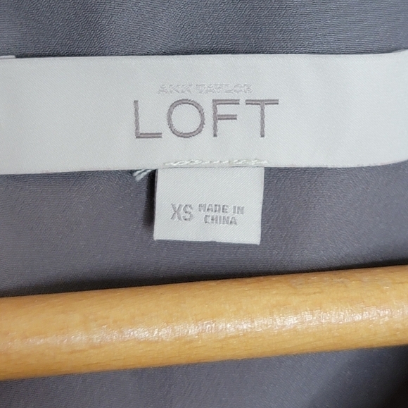 Loft | Pink Gray Black Striped Sheath Dress Size XS - Picture 3 of 4